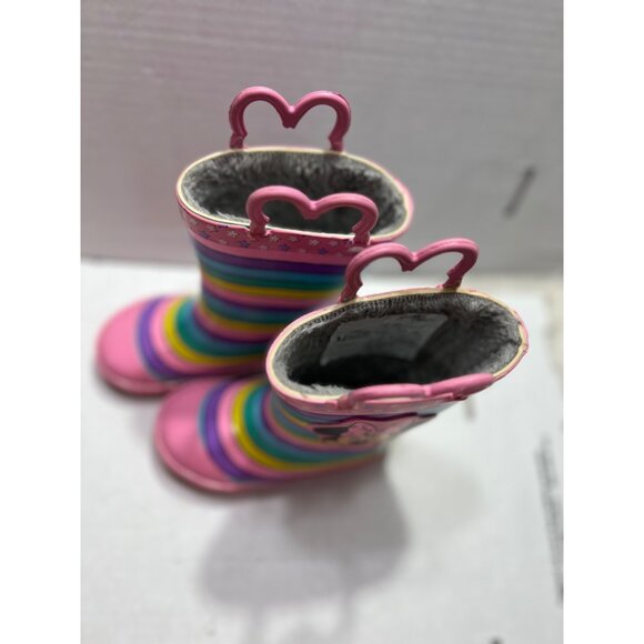 Western Chef Disney Minnie Mouse rain boots girls kids boots size 7/8 - Picture 3 of 10
